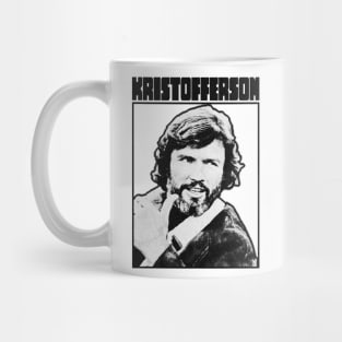 Retro Kris Kristofferson Graphic Mug